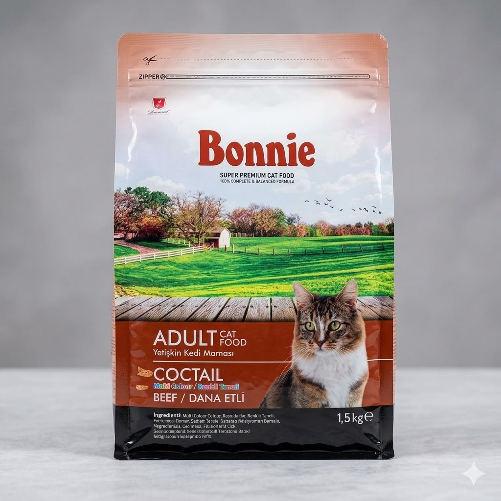 BONNIE CAT FOOD 1.5KG